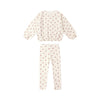 Ruby ditsy spongey knit set