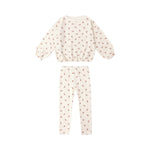 Ruby ditsy spongey knit set