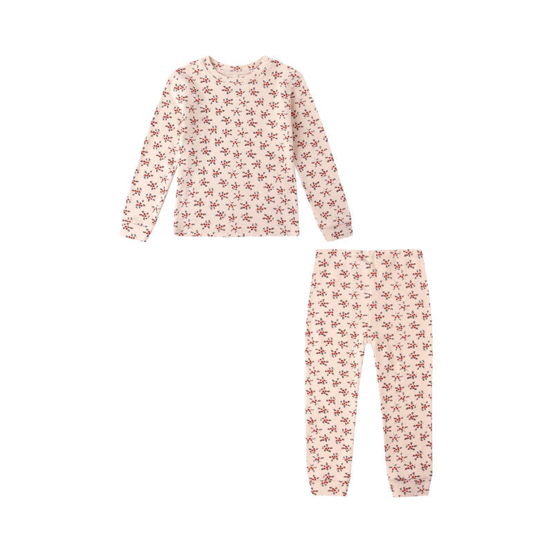 Ensemble pyjama à manches longues Holly berry 