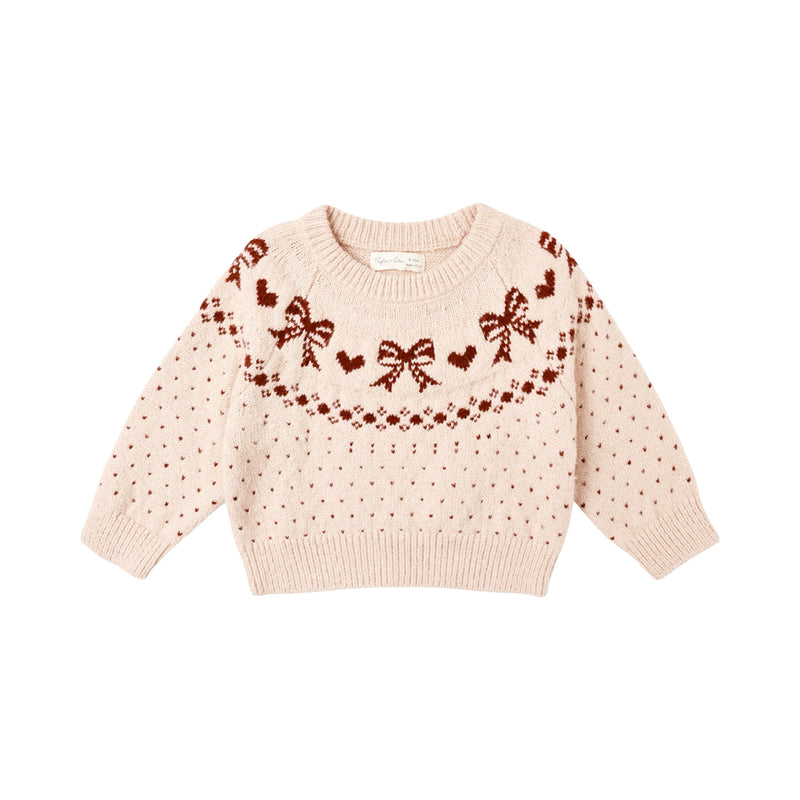Chandail fair isle Bows