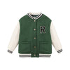Green varsity jacket