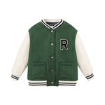 Green varsity jacket