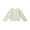 Heathered oatmeal cheyenne cardigan