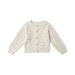 Heathered oatmeal cheyenne cardigan