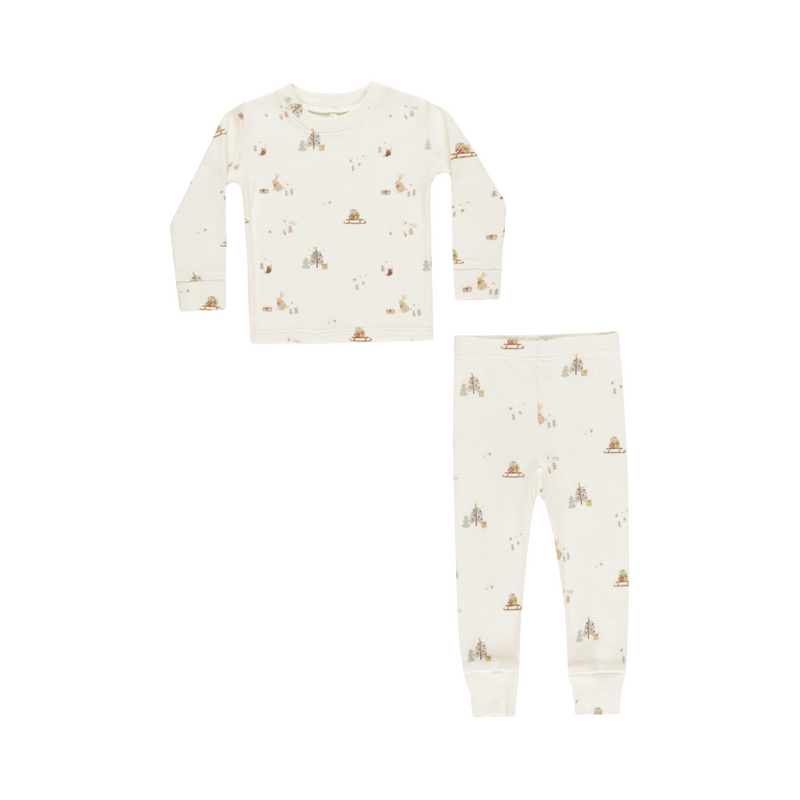 Presents organic long sleeve pajama set