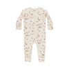 Winter town organic long john pajamas