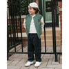 Green varsity jacket