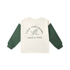Chase your dreams relaxed long sleeve henley