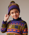 Stripe motif sweater