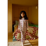 Festive floral kids classic pyjama set