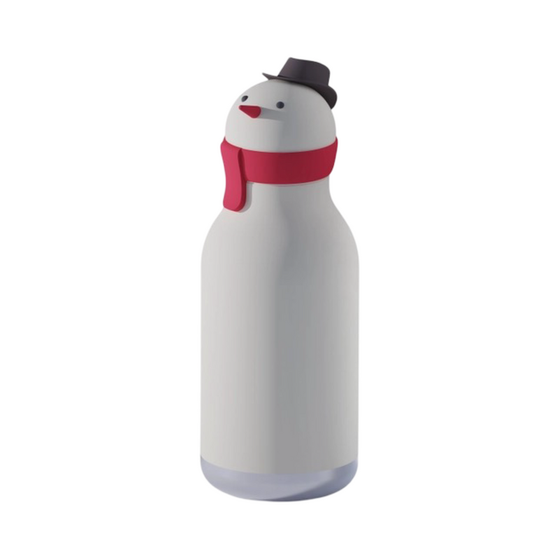 Snowman bestie water bottle