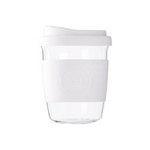 Glass travel tumbler