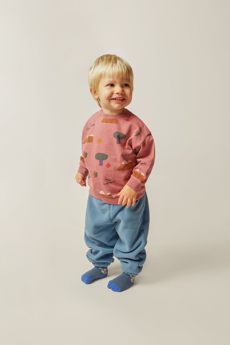 Mountains purple baby sweatshirt
