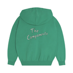 Green washed kids hoodie