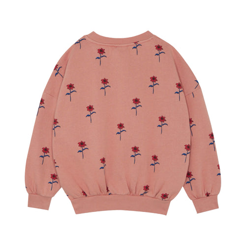 Flowers pink sweatshirt