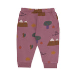 Pantalon de jogging violet Mountains pour bébé