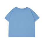 Mr. Happy man blue kids t-shirt