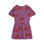 Happy boots allover kids dress