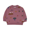 Mountains purple baby sweatshirt