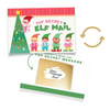 Elf Mail scratch and reveal cards