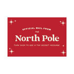 North Pole mail scratch and reveal cards