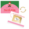 North Pole mail with Santa scratch and reveal cards