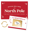 North Pole mail scratch and reveal cards