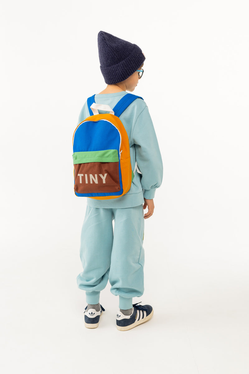 Color block backpack