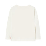 Flower graphic sleeve tee