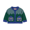 Houses baby cardigan