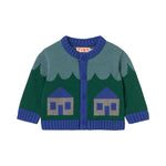 Houses baby cardigan