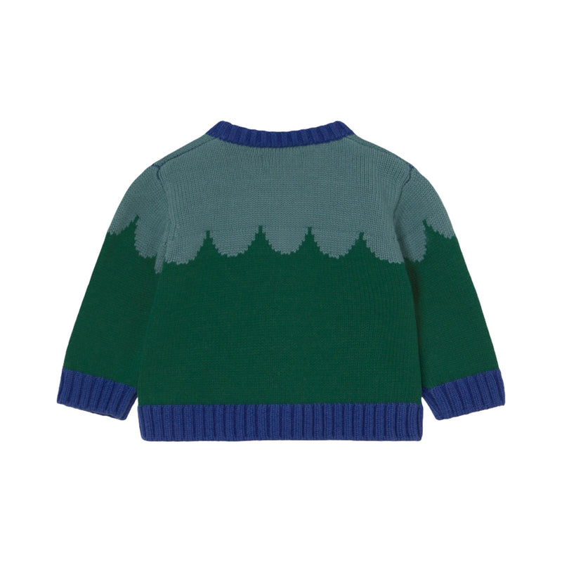 Houses baby cardigan