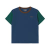 T-shirt à logo Color block