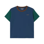 T-shirt à logo Color block