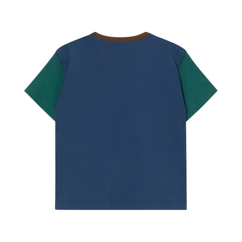 Color block logo tee
