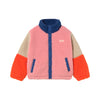 Color block polar sherpa jacket