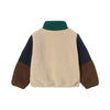 Color block polar sherpa jacket