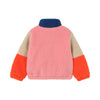 Color block polar sherpa jacket
