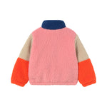 Color block polar sherpa jacket