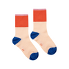 Color block medium socks