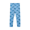 Leggings à motif chien bleu
