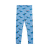 Leggings à motif chien bleu