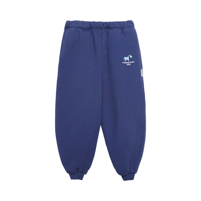 Pantalon de survêtement brodé Blue dog 