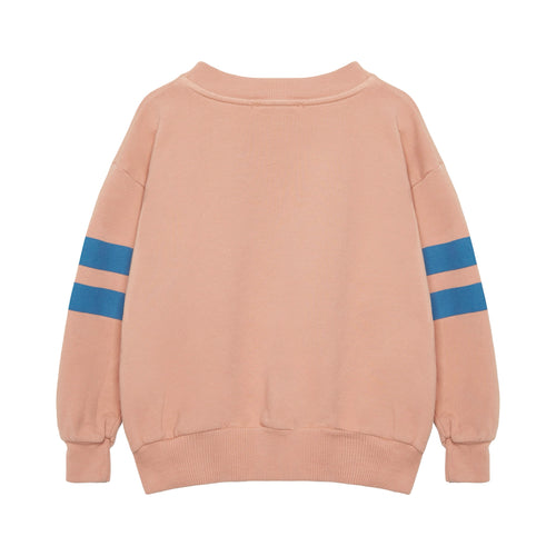 Blue dog stripes sweatshirt