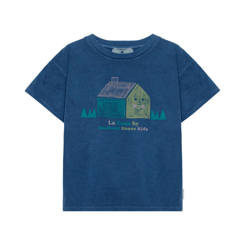 The house t-shirt vintage blue