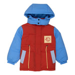 Color block riga short jacket
