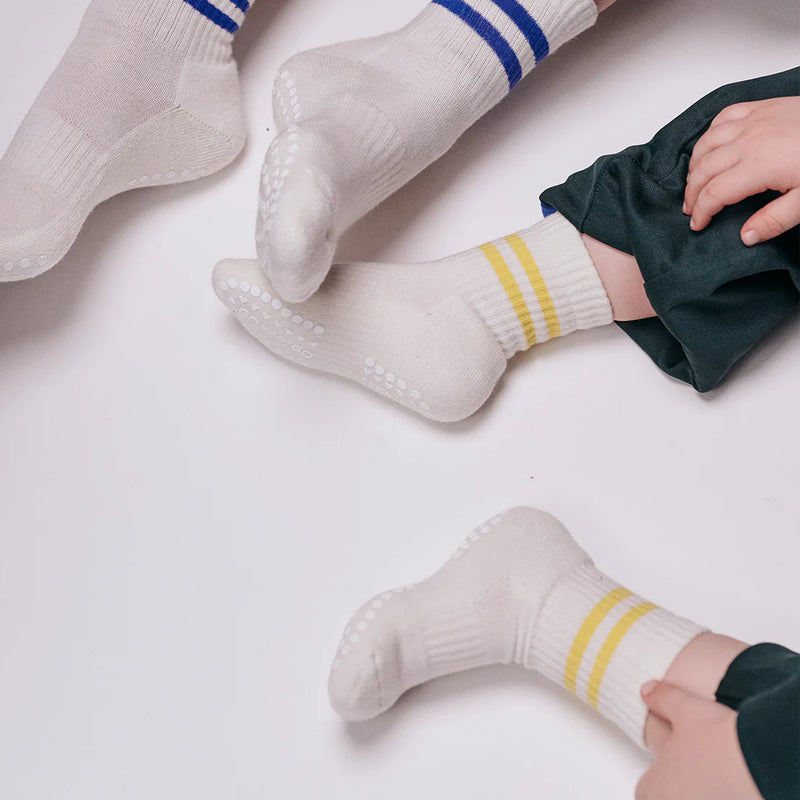 Non-slip sports socks organic cotton