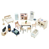 Complete set doll house furniture