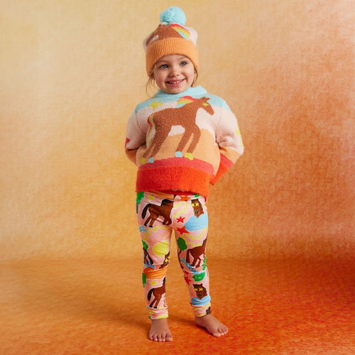 Giddy up kids leggings