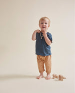 Baby pocket linen t-shirt